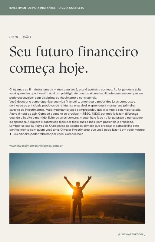 As 10 regras de ouro do investidor